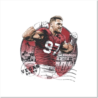 Nick Bosa San Francisco Vegas Bound Posters and Art